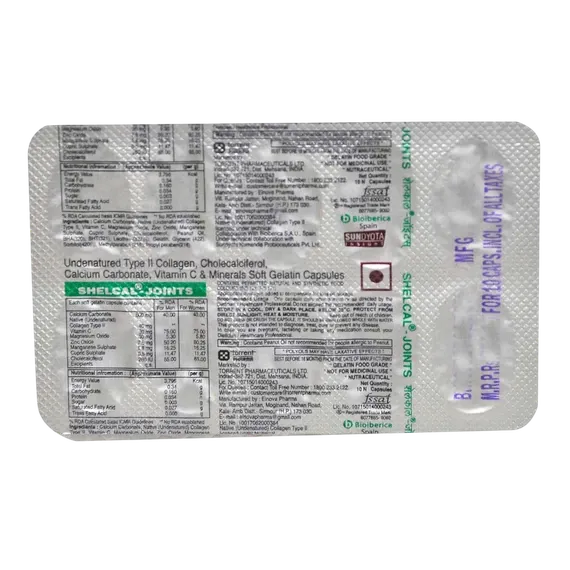 shelcal joints capsule 10's